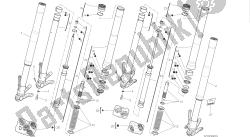 disegno 21a - forcella anteriore [mod: hym-sp; xst: aus, eur, fra, jap] gruppo telaio