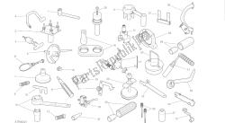 dibujo 001 - herramientas de servicio de taller (motor) [mod: hym-sp; xst: aus, eur, fra, jap] herramientas de grupo