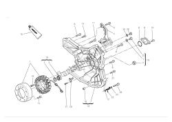 Alternator-side crankcasecover