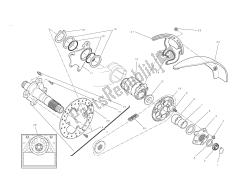 REAR WHEEL AXLE