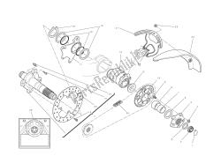 REAR WHEEL AXLE