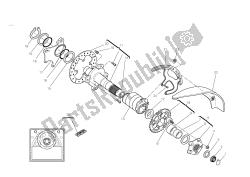 REAR WHEEL AXLE