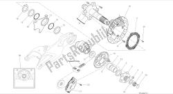 disegno 26a - mozzo, ruota posteriore [mod: hym; xst: aus, chn, eur, fra, jap, tha, twn] cornice del gruppo