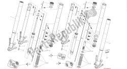 dessin 21a - fourche avant [mod: hym-sp; xst: aus, eur, fra, jap, twn] cadre de groupe