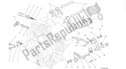 dessin 002 - came de changement de vitesse - fourche [mod: hym-sp; xst: aus, eur, fra, jap, twn] moteur de groupe