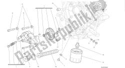 dessin 009 - filtres et pompe à huile [mod: hym-sp; xst: aus, eur, fra, jap, twn] moteur de groupe