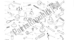 dibujo 001 - herramientas de servicio de taller (motor) [mod: hym-sp; xst: aus, eur, fra, jap, twn] herramientas de grupo