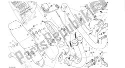 rysunek 019 - układ wydechowy [mod: hym-sp; xst: aus, eur, fra, jap, twn] grupa ramka