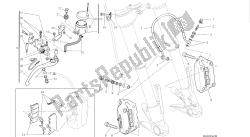 desenho 024 - sistema de freio dianteiro [mod: hym-sp; xst: aus, eur, fra, jap, twn] quadro de grupo