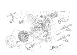 Alternator-side crankcasecover