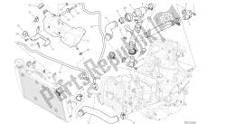 dessin 031 - circuit de refroidissement [mod: hypstr; xst: aus, chn, eur, fra, jap, tha, twn] cadre de groupe