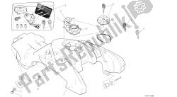 desenho 032 - tanque de combustível [mod: hyp str; xst: chn, tha, twn] quadro de grupo