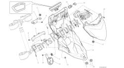 dessin 020 - fanale anteriore e cruscotto [mod: hypstr; xst: aus, chn, eur, fra, jap, tha, twn] groupe électrique