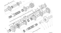 dibujo 003 - caja de cambios [mod: hyp str; xst: aus, chn, eur, fra, jap, tha, twn] motor de grupo