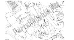 dessin 019 - système d'échappement [mod: hypstr; xst: aus, chn, eur, fra, jap, tha, twn] cadre de groupe