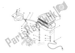 inducción de aire y solvente