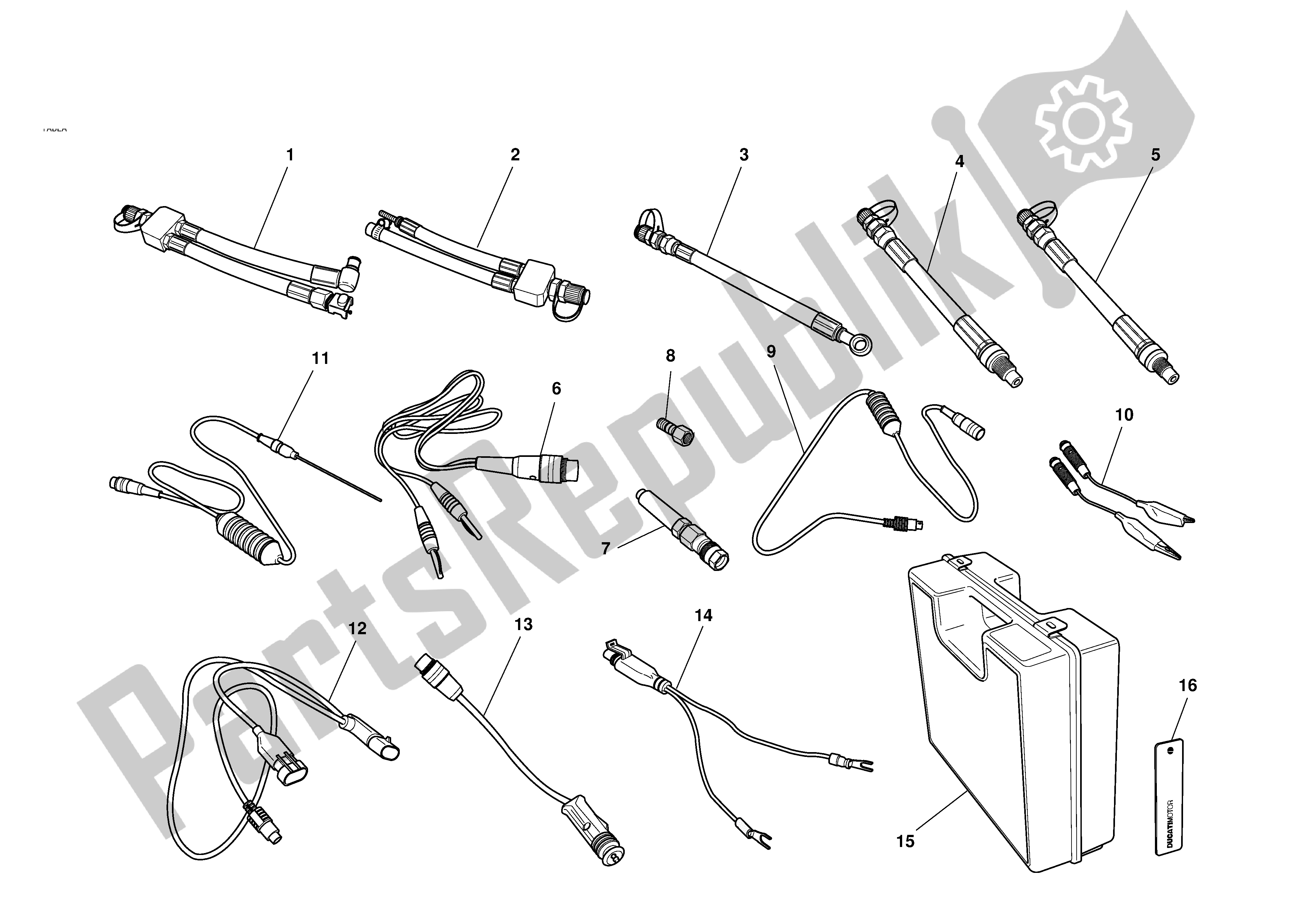 Wszystkie części do Narz? Dzia Specjalne Warsztatu Ducati Monster 1000 2004