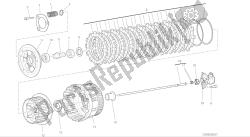 dessin 004 - groupe embrayage [mod: m 1200] moteur