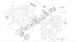 DRAWING 10A - HALF-CRANKCASES PAIR [MOD:M 1200]GROUP ENGINE