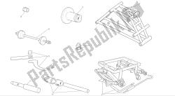 dibujo 01b - herramientas de servicio de taller, herramientas de grupo marco [mod: m 1200]