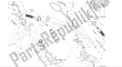 desenho 021 - guidão e controles [mod: m 1200] quadro de grupo