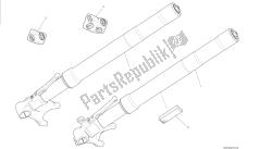 DRAWING 21A - FRONT FORK [MOD:M 1200S;XST:CHN]GROUP FRAME