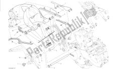 dessin 28a - forcellone posteriore [mod: m1200s; xst: chn, eur, fra, jap, twn] cadre de groupe