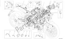 dibujo 18b - mazo de cables [mod: m 1200s] grupo eléctrico