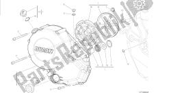 DRAWING 005 - CLUTCH COVER [MOD:M 1200S]GROUP ENGINE
