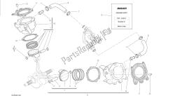 dibujo 007 - cilindros - pistones [mod: m 1200s] motor de grupo