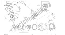 DRAWING 007 - CYLINDERS - PISTONS [MOD:M 1200S]GROUP ENGINE