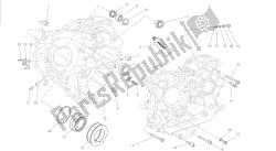 DRAWING 10A - HALF-CRANKCASES PAIR [MOD:M 1200S]GROUP ENGINE