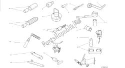 DRAWING 01A - WORKSHOP SERVICE TOOLS, ENGINE [MOD:M 1200S]GROUP TOOLS