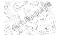 DRAWING 019 - EXHAUST SYSTEM [MOD:M 1200S]GROUP FRAME