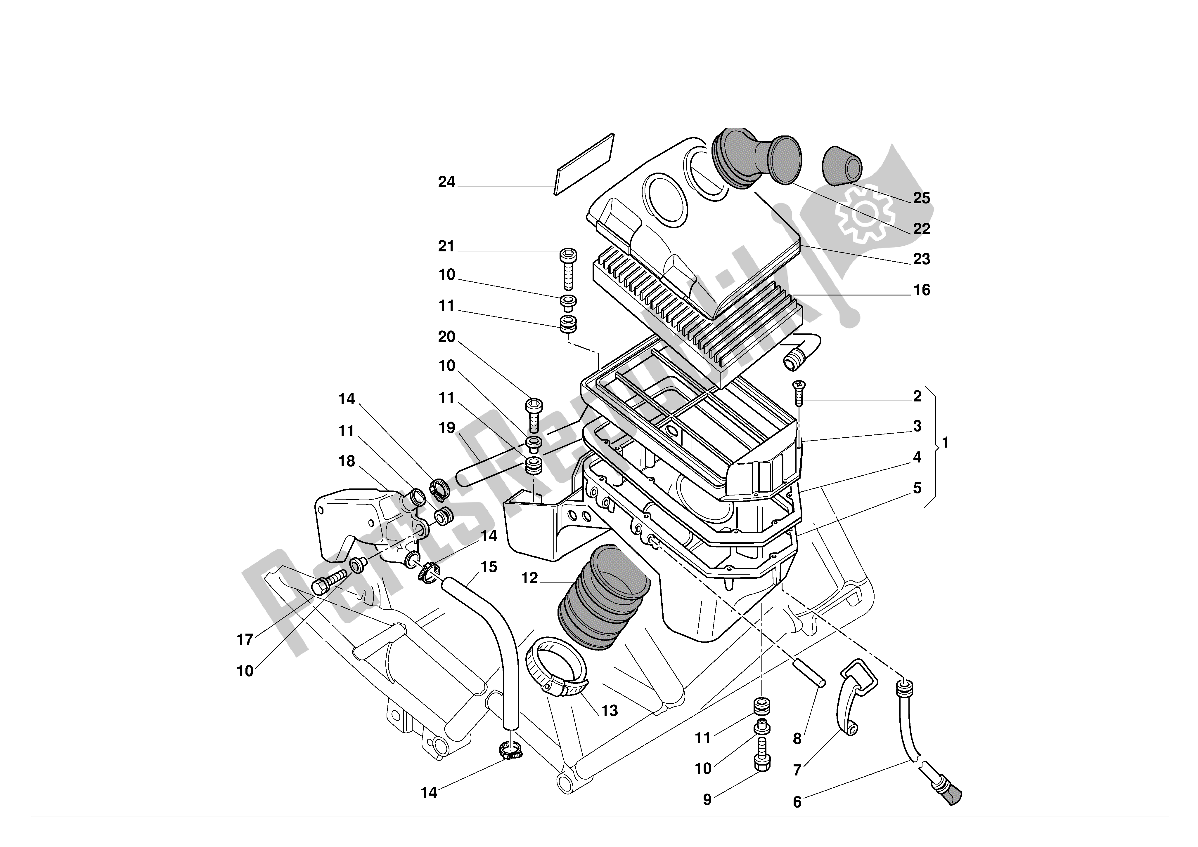 Todas las partes para Inducción De Aire - Oilvent de Ducati Monster 600 2001