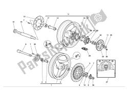 FRONT AND REARWHEELS