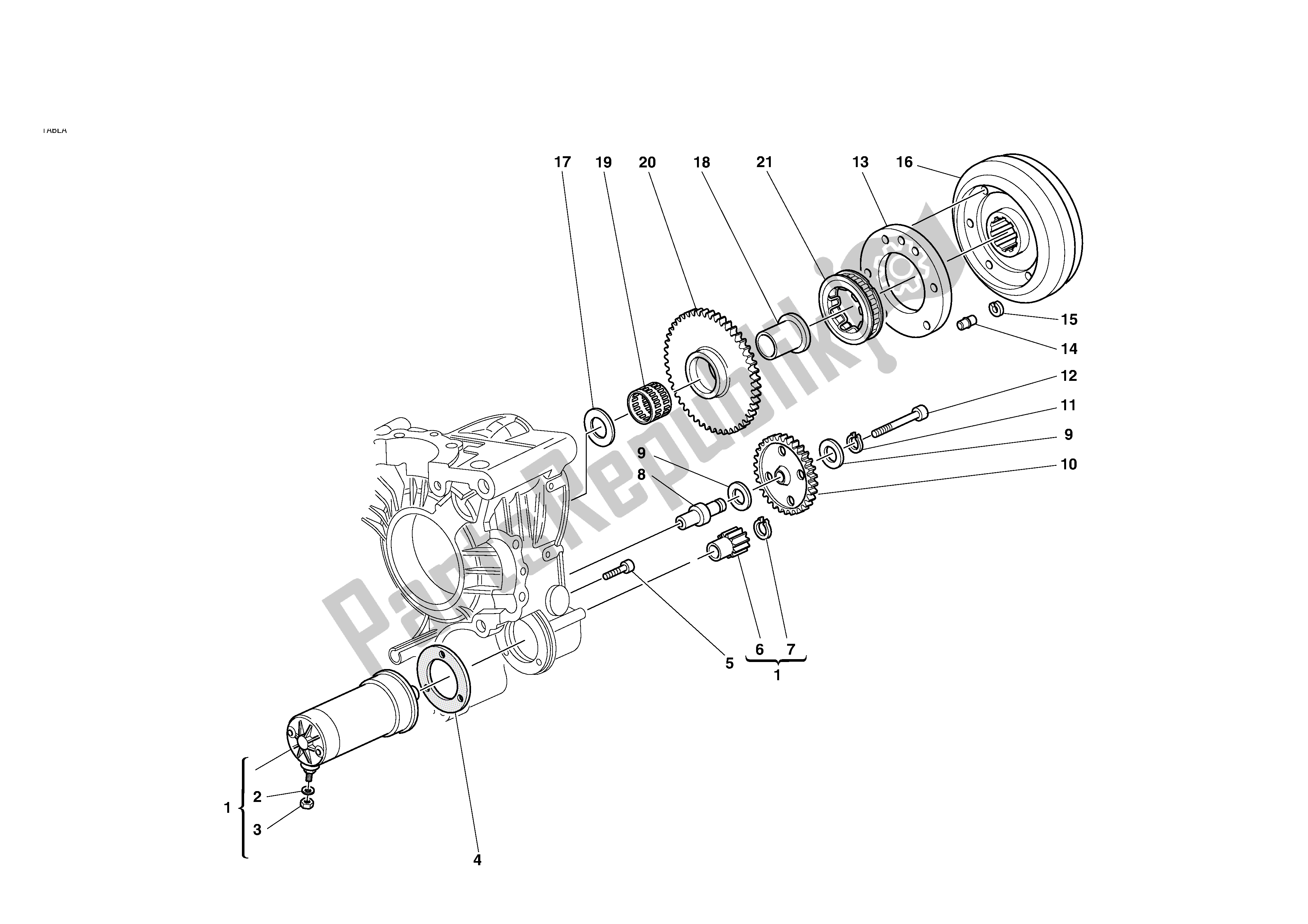 Todas las partes para Arranque Eléctrico Y Encendido de Ducati Monster S 620 2003