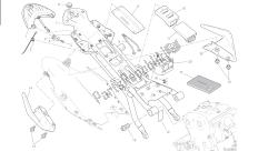 disegno 027 - telaio posteriore comp. [mod: m 821] cornice di gruppo