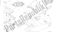 tekening 028 - sospensione posteriore [mod: m 821] groepsframe