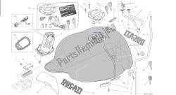 desenho 032 - tanque de combustível [mod: m 821; xst: aus, eur, fra, jap] quadro de grupo