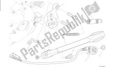 disegno 22a - cavalletto laterale [mod: m 821] cornice di gruppo