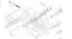 disegno 002 - camma cambio - forcella [mod: m 821] motore gruppo