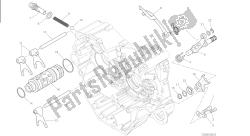 tekening 002 - schakelnok - vork [mod: m 821] groepsmotor
