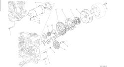 dibujo 012 - arranque eléctrico y encendido [mod: m 821] motor de grupo