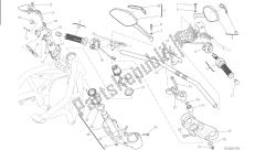 disegno 021 - manubrio e comandi [mod: m 821] telaio gruppo