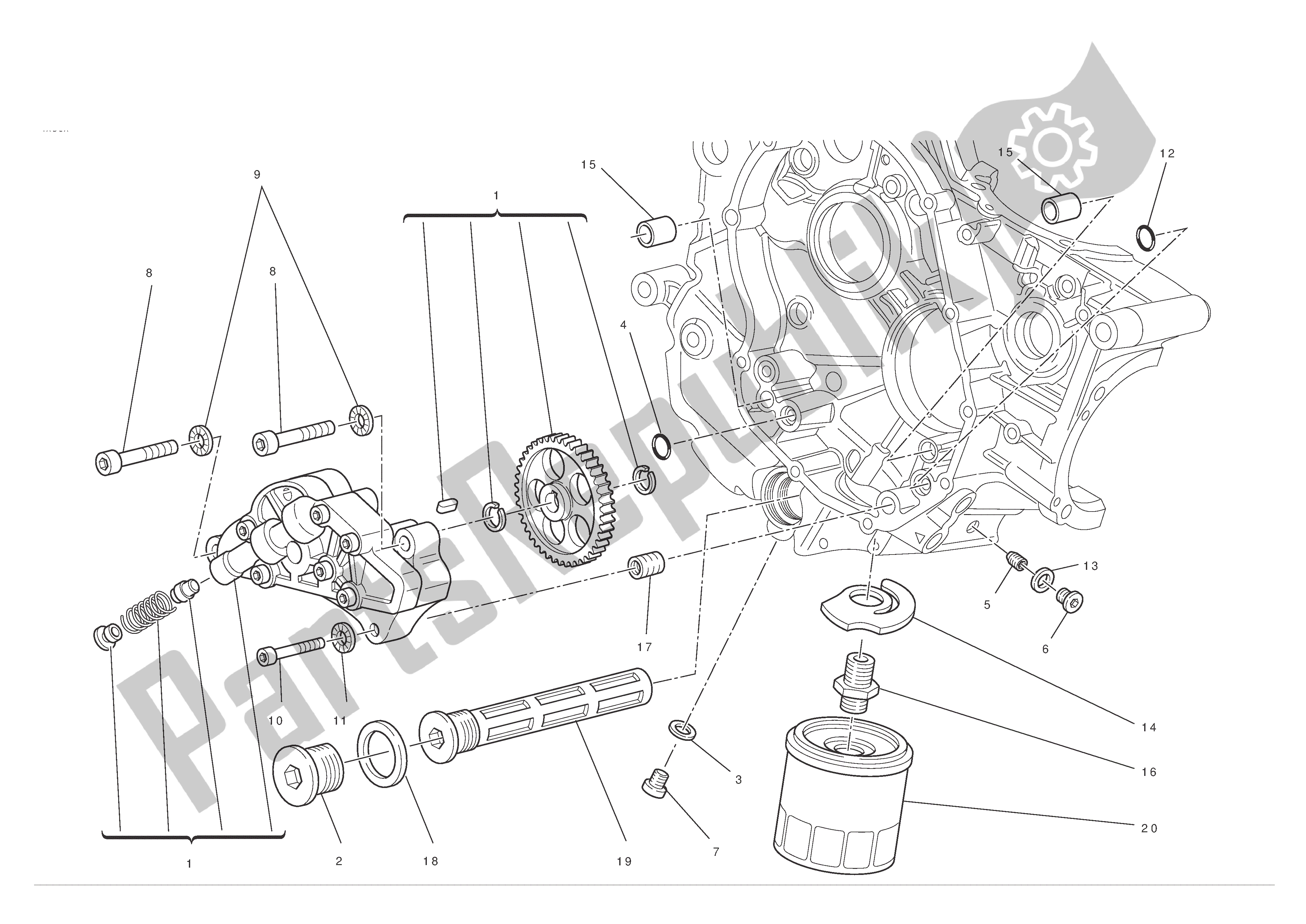 Wszystkie części do Filtry I Pompa Olejowa Ducati Monster Thailand 795 2012 - 2015