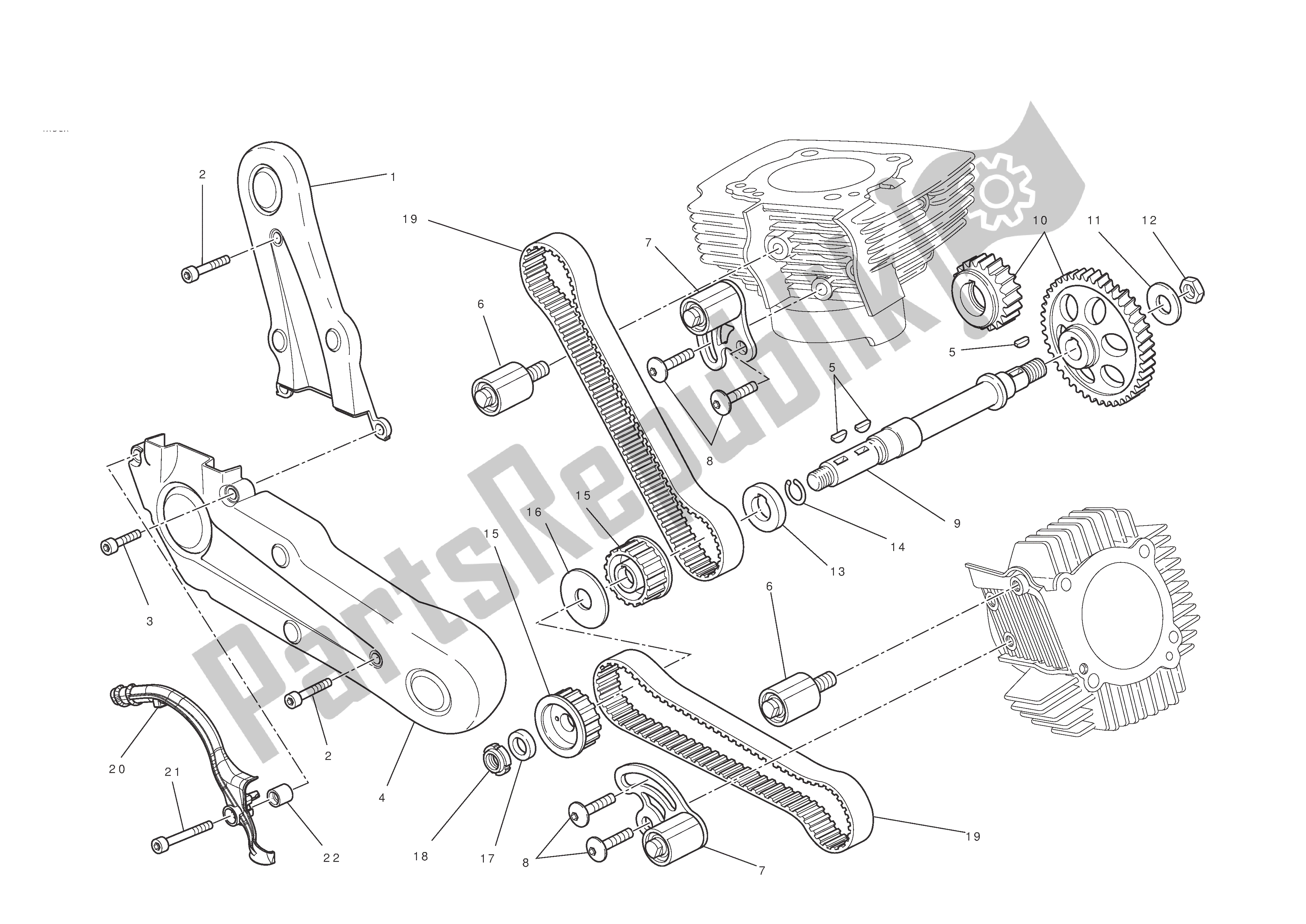 Todas las partes para Sistema De Cronometraje de Ducati Monster ABS 796 2012