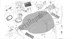 desenho 032 - tanque de combustível [mod: m 1200; xst: aus, eur, fra, jap] quadro de grupo