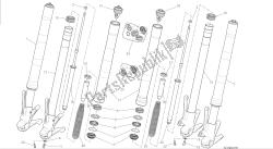 dessin 21a - fourche avant [mod: m 1200; xst: aus, eur, fra, jap] cadre de groupe