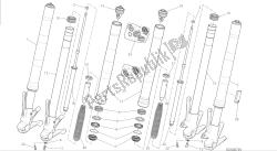 disegno 21a - forcella anteriore [mod: m 1200; xst: chn] telaio del gruppo